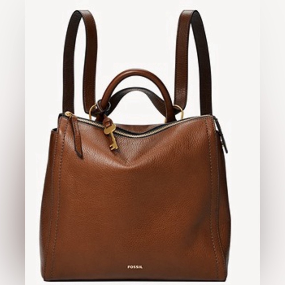 Fossil Parker Leather Convertible backpack